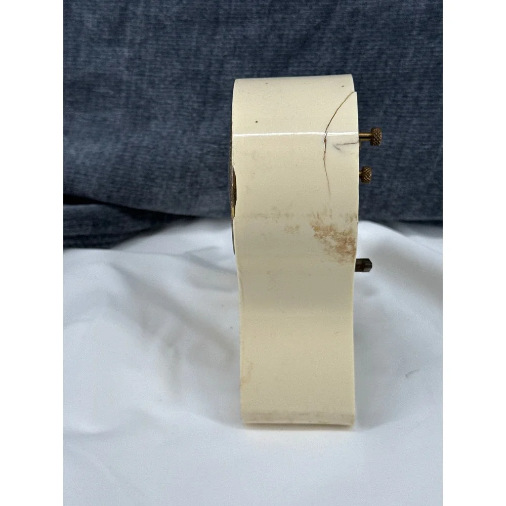 VTG Thorens Liebes Echo Musical Alarm Clock Swiss Movement Germany Floral *READ*